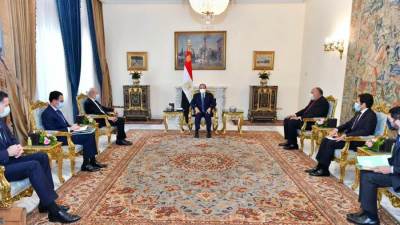 السيسي ووزير الخارجية الفرنسي يعززان التعاون لمواجهة تصاعد نبرات التطرف والكراهية