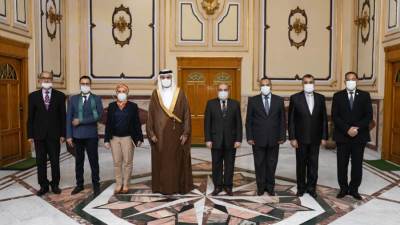 وزير الدولة للإنتاج الحربي يستقبل السفير البحريني بالقاهرة لبحث سبل التعاون