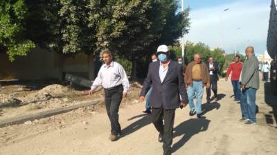 القائم بأعمال رئيس جهاز "النوبارية الجديدة" يتفقد سير العمل بالمنطقة الصناعية الثانية بالمدينة