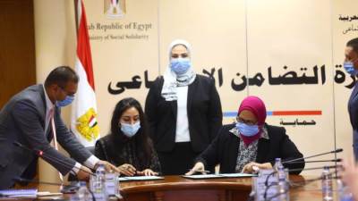 توقيع بروتوكول تعاون بين التضامن الاجتماعى ومؤسسة ساويرس للتنمية لدعم "الطفولة المبكرة"