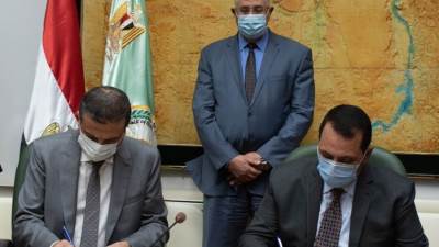 بروتوكول تعاون بين البنك الزراعي و شركة تنمية الريف المصري لمشروع المليون ونصف المليون فدان