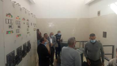 تشغيل تجريبى لمحطة الصرف الصحى بمنطقة ١٦٠٠ فدان بمدينة بدر