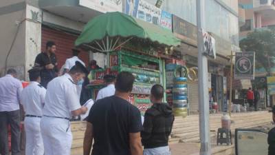 جهاز مدينة السادات ينفذ حملة مكبرة على الوحدات السكنية والمحال والبدرومات المخالفة بالمدينة