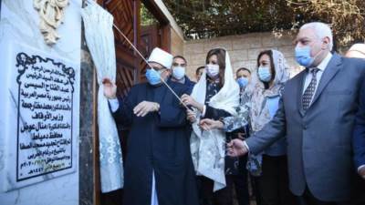 وزيرا الأوقاف والهجرة ومحافظ دمياط يفتتحون مساجد الصفا والرحمة والنخيل برأس البر