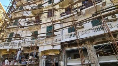 وزيرة الثقافة تتابع تنفيذ مشروع تحسين الصورة البصرية لمنطقة وسط القاهرة 