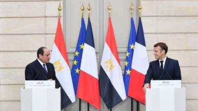 ننشر نص كلمة الرئيس السيسي خلال المؤتمر الصحفي مع ماكرون في فرنسا