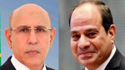 السيسي ينسق مع رئيس موريتانيا هاتفيًا لتأمين منطقة الساحل الافريقي والأوضاع في ليبيا