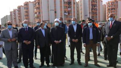 وزراء الشباب والأوقاف والتنمية المحلية ومحافظ القاهرة يتفقدون مركز شباب الأسمرات