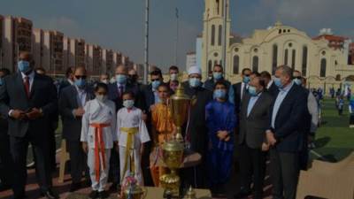 وزير الأوقاف: في زيارة مدينة الأسمرات “شكرًا سيادة الرئيس”