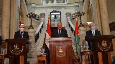  تعرف علي تفاصيل الاجتماع الثلاثي لوزراء خارجية مصر والأردن وفلسطين