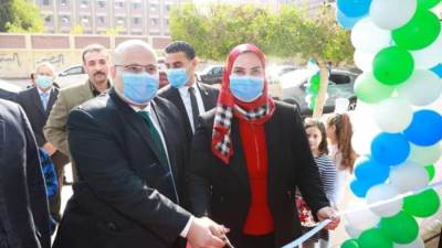 وزيرة التضامن الاجتماعي تفتتح المركز الرئيسي لمؤسسة "الدواء للجميع" الخيرية