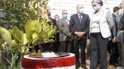 وزيرتا البيئة والتضامن الاجتماعي تفتتحان 60 وحدة بيوجاز منزلي بقرية بني حسن بالمنيا