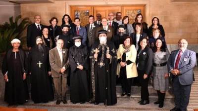 البابا تواضروس يزور معهد التدبير الكنسي