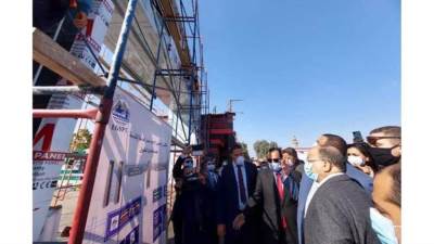 وزير التنمية المحلية ومحافظ البحيرة يتفقدان مسار العائلة المقدسة بوادي النطرون