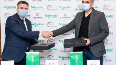 «شنايدر إلكتريك» توقع مذكرة لتزويد «I-capital» بالعاشرمن رمضان بحلول البنية التحتية الذكية