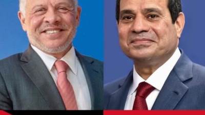  الرئيس يتباحث هاتفياً مع الملك عبد الله الثاني، عاهل المملكة الأردنية الهاشمية بشأن القضية الفلسطينية والعلاقات الثنائية"