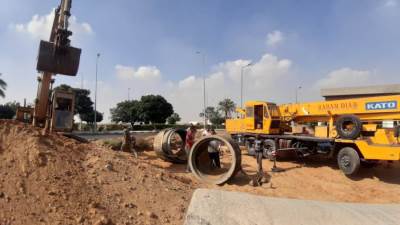 رئيس الجهاز: الانتهاء من محطة الصرف الصحى الرئيسية إلى محطة المعالجة الثلاثية بمدينة الشروق