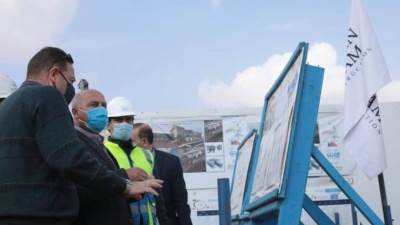 وزير النقل يتابع  معدلات   تنفيذ مشروع القطار الكهربائي للعاصمة الادارية الجديدة 