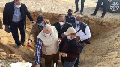  "وزير الزراعة" يتفقد موقع اراضي التوسع الأفقي والحصر التصنيفي بالساحل الشمالى 