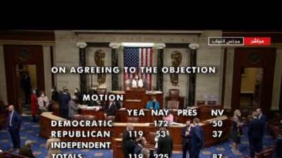 مجلس النواب الأمريكى يرفض الطعن على نتائج بنسلفانيا 