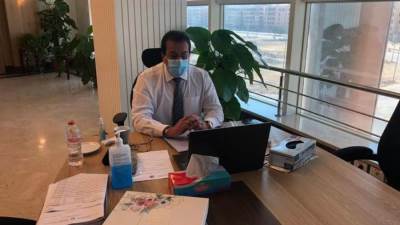 وزير التعليم العالى يرأس اجتماع المعهد القومى للبحوث الفلكية والجيوفيزيقية