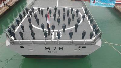 القوات البحرية تتسلم الفرقاطة الشبحية «بورسعيد» إيذانًا بانضمامها إلى الأسطول 