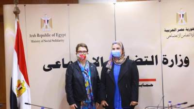 ممثلة الأمم المتحدة: وقعنا مذكرة تفاهم مع "التضامن الاجتماعي" إيمانًا منا بحقوق الطفل واستحقاقهم لحياة أفضل