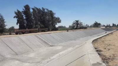 ننشر حقيقة عدم جدوى استخدام الخرسانة في أعمال المشروع القومي لتأهيل الترع 