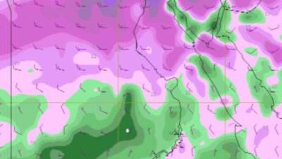 ننشر الخريطة الكاملة لحركة السحب واتجاه الرياح والأمطار اليوم الأحد 