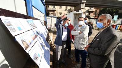 مسئولو "الإسكان" يتفقدون مشروعات تطوير منطقة مثلت ماسبيرو 