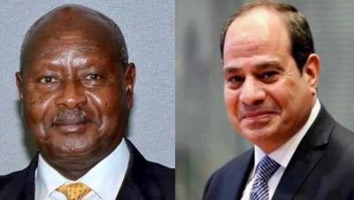 السيسي يهنيء الرئيس الاوغندى يورى موسیفینی بفوزه بولاية جديدة في الانتخابات الرئاسية