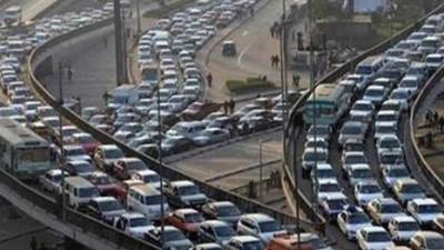 حالة الطريق الدائرى الآن..كثافات مرورية  القاهرة والجيزة وأسكندرية الزراعي
