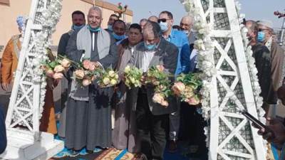 رئيس جهاز مدينة السادات يفتتح مشروع سوق الجملة للخدمات وتوفير السلع بأسعار مخفضة 