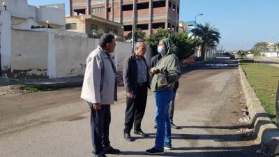 رئيس جهاز مدينة دمياط الجديدة يقود حملة لرفع الإشغالات وإزالة المخالفات بالمنطقة الصناعية