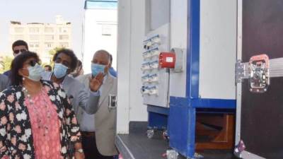 الثقافة تتسلم ٦ مسارح متنقلة ومجهزة بأحدث التقنيات الفنية 