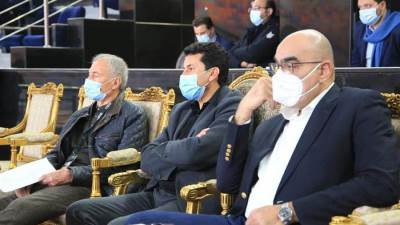 وزير الرياضة يشهد مباراة قطر والبحرين ببطولة العالم لليد بستاد القاهرة 