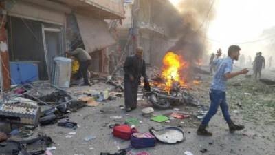 مقتل وإصابة 10 أشخاص إثر انفجار بمنطقة خاضعة لسيطرة تركيا في سوريا