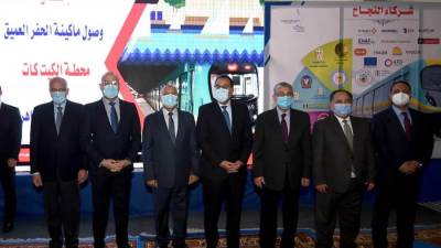 مدبولي يشهد وصول ماكينة الحفر العميق لـ«الكيت كات» بالمرحلة الثالثة من الخط الثالث للمترو