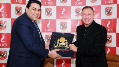 المصرية للاتصالات تنفرد برعاية النادي الأهلي في مشاركته العالمية