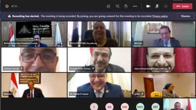 وزيرا التعليم العالي والاتصالات يشهدان توقيع بروتوكول لإنشاء مركز إبداع مصر الرقمية بجامعة بنها