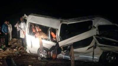 إصابة 16 شخصًا في حادث تصادم بطريق إسكندرية الصحراوي