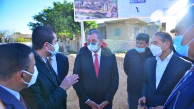 مسؤلو صندوق تحيا مصر وشركة إعمار يتفقدون مشروعات التنمية المستدامة بقرية سيدي عبدالرحمن