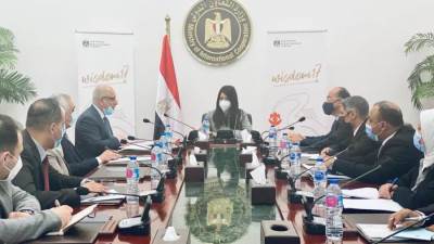 المشاط.. تلتقي وفدًا عراقيًا لعرض التجربة المصرية في التعاون الإنمائي من خلال الشراكات الدولية