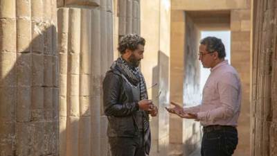  وزير السياحة يلتقي بالفنان خالد النبوي لتقديم فيلم ترويجي عن مصر