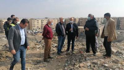 مسئولو "الإسكان" يتفقدون مشروعات جهاز مدينة العبور