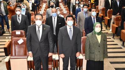 وزير الشباب يُكرم الفائزين في الإنتخابات الاليكترونية لبرلمان شباب مصر