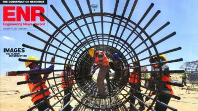  صورة للمقاولون العرب تتصدر غلاف مجلة الENR الأمريكية الشهيرة