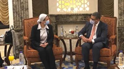 وزيرة البيئة تلتقى رئيس الدورة السادسة والعشرين لمؤتمر أطراف اتفاقية الأمم المتحدة الإطارية لتغير المناخ