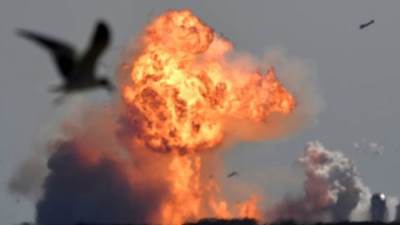 انفجار صهريج غازي علي الحدود بين ايران و افغانستان 