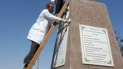  بدء حملة  تنظيف وصيانة التماثيل بالميادين العامة بجميع محافظات الجمهورية